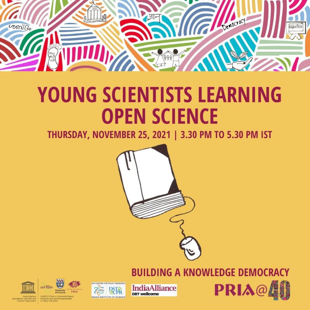 Young Scientists Learning Open Science – DST Center for Policy Research