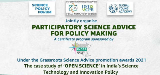Certificate Programme Participatory Science Advice for Policy Making