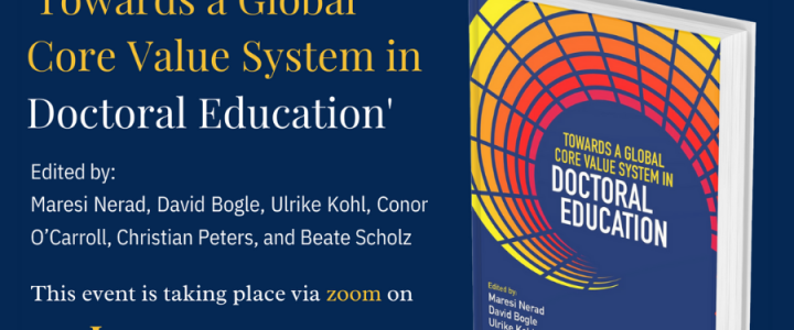 Virtual book launch : Towards a Global Core Value System in Doctoral Education